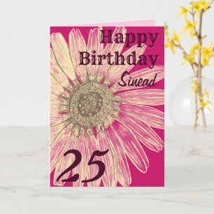 Personalisierter Geburtstag Karte