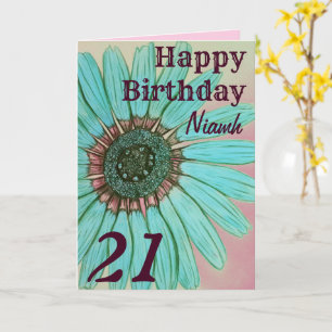 Personalisierter Geburtstag Karte