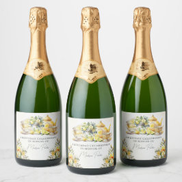 Personalisierter Geburtstag Lemon Tee Party Vintag