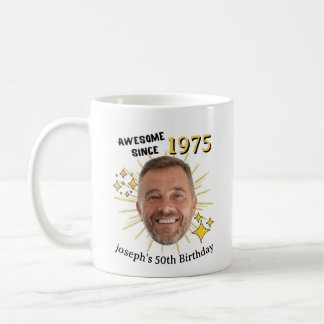 Personalisierter Geburtstag mit individuellem Foto Kaffeetasse