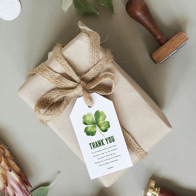 Personalisierter Geburtstag St Patrick's Day Geschenkanhänger (Von Creator hochgeladen)