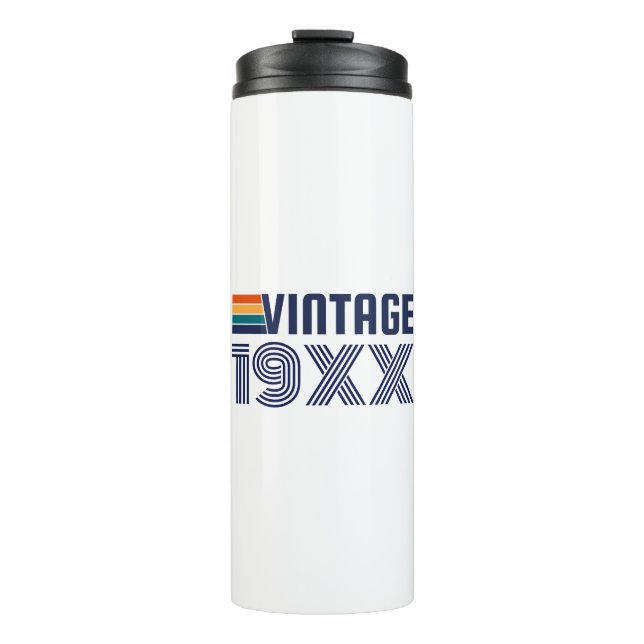 Personalisierter Geburtstag Thermosbecher (Vorderseite)