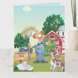 Personalisierter Geburtstag von MacDonald Karte