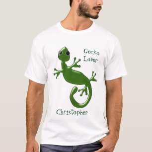 Personalisierter Gecko-Entwurf T-Shirt