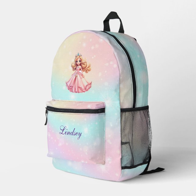 Personalisierter gedruckter Rucksack (Rückseitige Ecke Rechts)