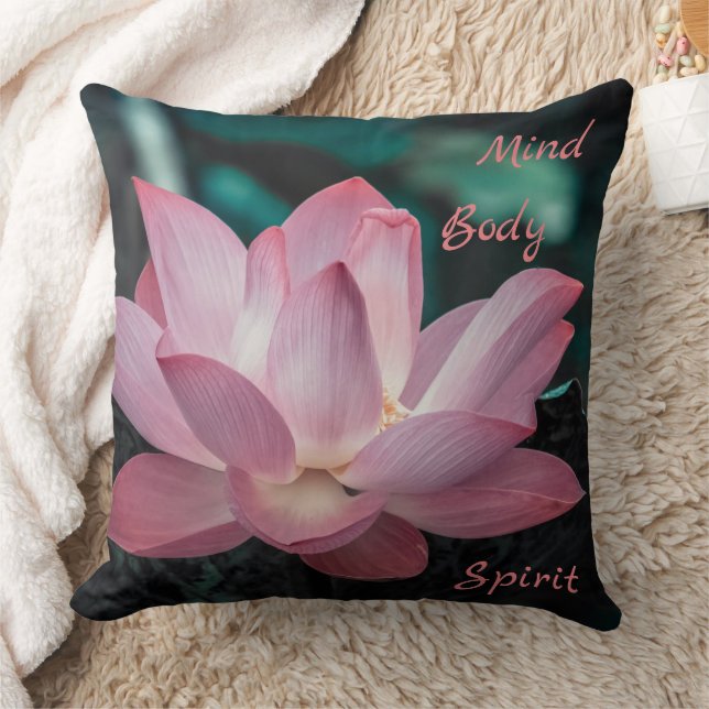 Personalisierter Geist Körpergeist Lotus Blume Kis Kissen (Decke)