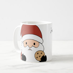 Personalisierter gemütlicher Weihnachtsmann Weihna Kaffeetasse