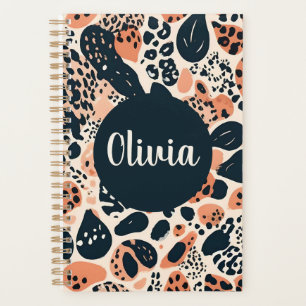 Personalisierter Gepard Leopard Animal Print Planer