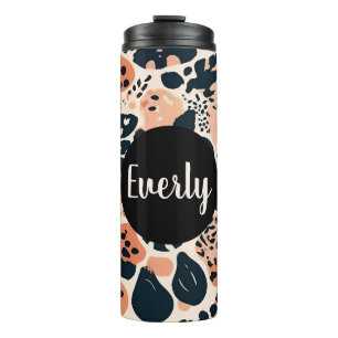 Personalisierter Gepard Leopard Animal Print Thermosbecher