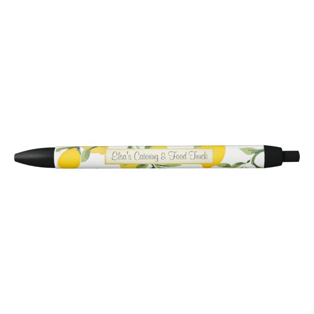Personalisierter Geschäfts-Zitronen-Druck-Stift Kugelschreiber (Vorderseite)