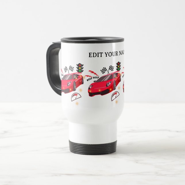 Personalisierter Geschenk-Reisebecher Reisebecher (Vorderseite Links)