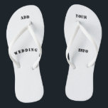 personalisierter Geschenkstrand, Hochzeit, Flitter Flip Flops<br><div class="desc">Wie lustig! Erstellen Sie eigene Flops/eigene Flip Flops! ** Geschenkidee** Fügen Sie Ihr Logo, Ihr eigenes Kunstwerk, Fotografie, Text, Hochzeitsdetails, Ihre Wahl hinzu! Viel Spaß damit! Auch ideal für ein Geburtstagsgeschenk, Weihnachtsgeschenk, Hochzeiten/Hochzeiten, Flitterwochen, Brautmädchen, Strandtagen oder Hochzeiten am Strand! Macht für ein lustiges Werbeprodukt, Handwerksgeschenke, Werbeaktion, perfekt für das Branding!...</div>
