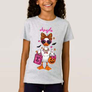 Personalisierter Glamouröser Verrückter Gans Trick T-Shirt