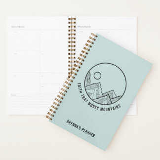 Personalisierter Glaube, der die Berge Christlich  Planer