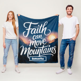 Personalisierter Glaube kann Gebirge bewegen Chris Fleecedecke