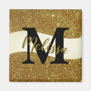 Personalisierter Glitter  Magnet