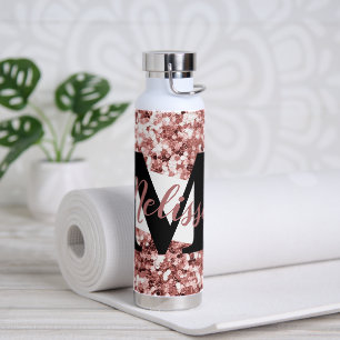 Personalisierter Glitter Trinkflasche