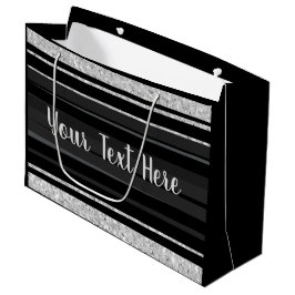 Personalisierter Glitzer Große Geschenktüte