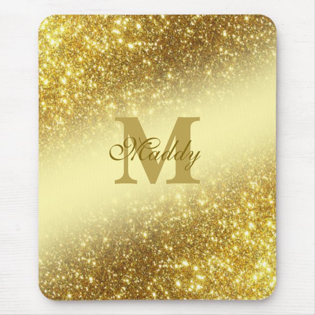 personalisierter Glitzer Mousepad (Vorne)