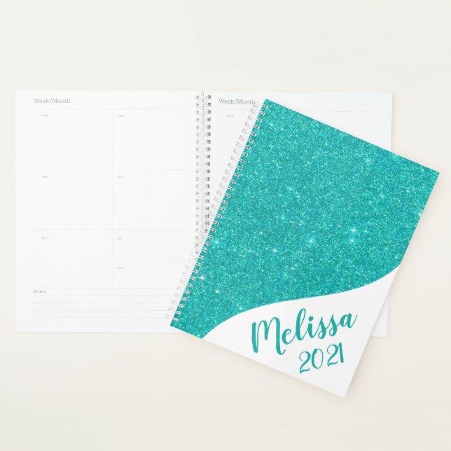 Personalisierter Glitzer Planer (Anzeige)