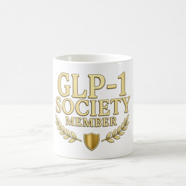 Personalisierter GLP-1-Gesellschaftsmitglied-Fun-C Kaffeetasse (Mittel)