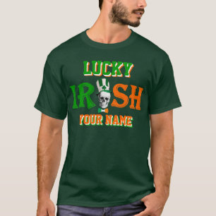 Personalisierter Glückstag T-Shirt