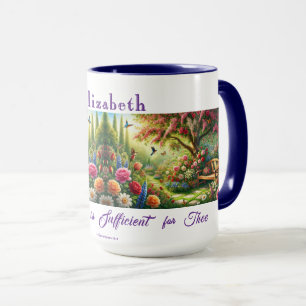 Personalisierter Gnaden-Garten-Becher Tasse