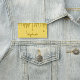 Personalisierter Gold-Glitzer-Effekt & Glitzern Namensschild