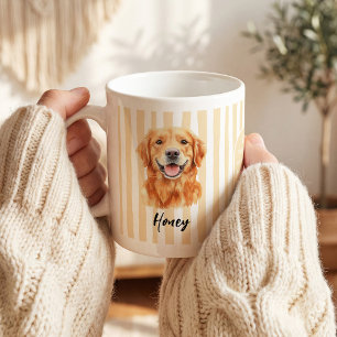 Personalisierter Golden Retriever Golden Dog Lie Kaffeetasse
