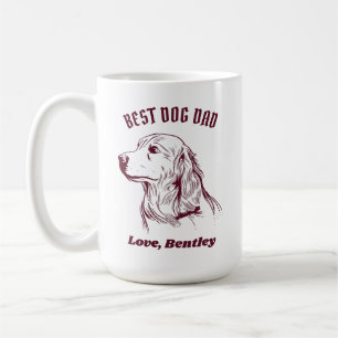 Personalisierter Golden Retriever Hund Mama Indivi Kaffeetasse