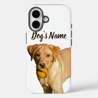 Personalisierter Golden Retriever - iPhone 16 Hülle