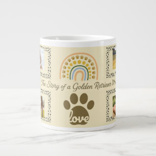 Personalisierter Golden Retriever Mom Becher - Ben Jumbo-Tasse