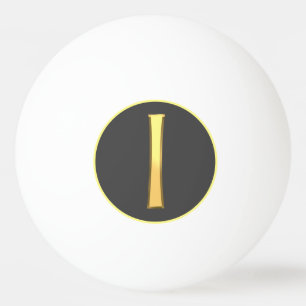 Personalisierter Goldener Brief I Tischtennisball
