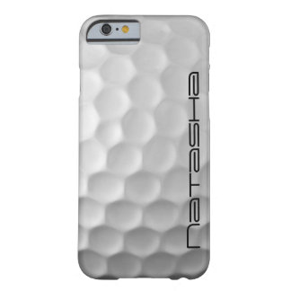 Personalisierter Golf Ball Dimples Textur Muster Barely There iPhone 6 Hülle
