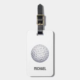 Personalisierter Golf Ball Player - Gepäckmarke Gepäckanhänger