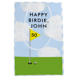 Personalisierter Golf Geburtstag Kleine Geschenktüte