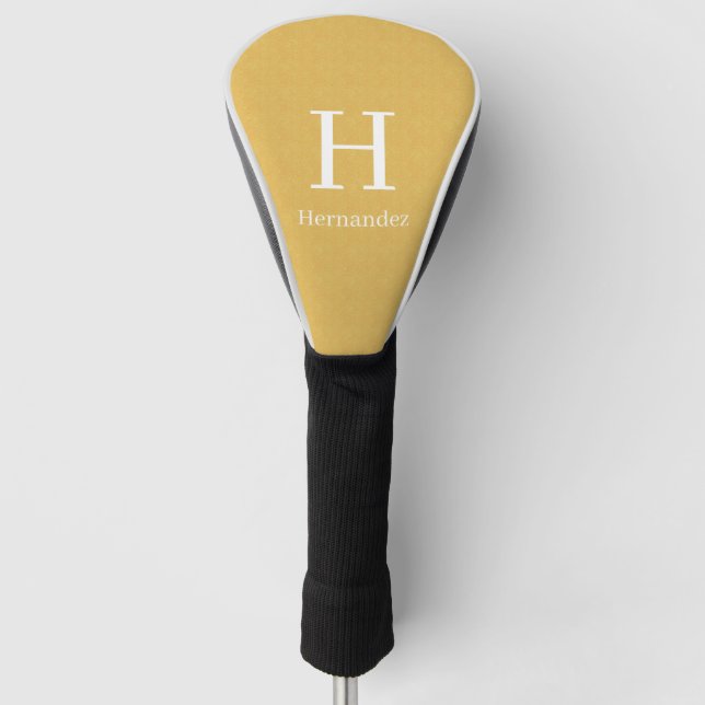 Personalisierter Golf Head Cover Golf Headcover (Vorderseite)