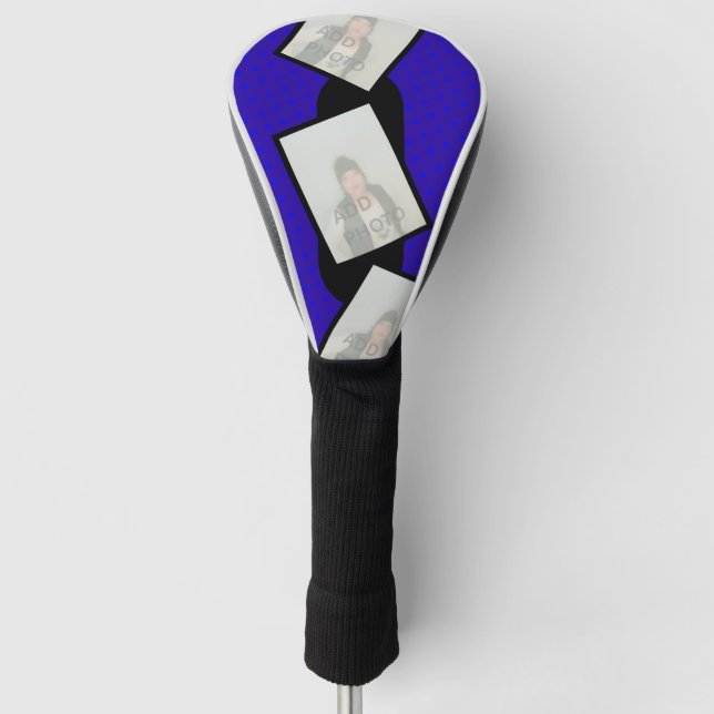 Personalisierter Golf Head Cover mit Fotos Headcover (Vorderseite)