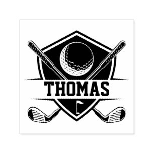 Personalisierter Golf-Liebhaber Permastempel