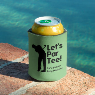 Personalisierter Golf Themed Dose Cooler Dosenkühler