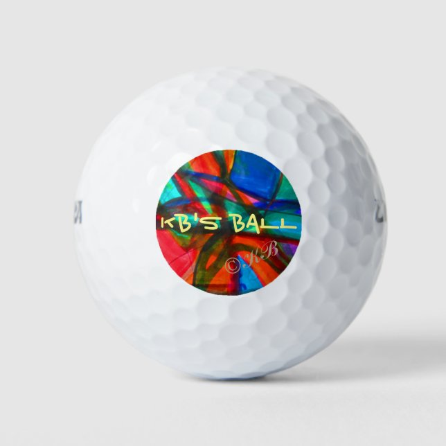 Personalisierter Golfball (Vorderseite)