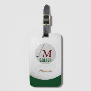 personalisierter Golfball Gepäckanhänger