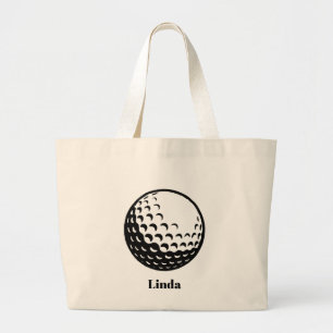 Personalisierter Golfball Jumbo Stoffbeutel
