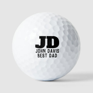 Personalisierter Golfball mit Namen für Vater Ehem