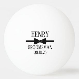 Personalisierter Golfball: Trauzeuge Geschenk, Hoc Tischtennisball