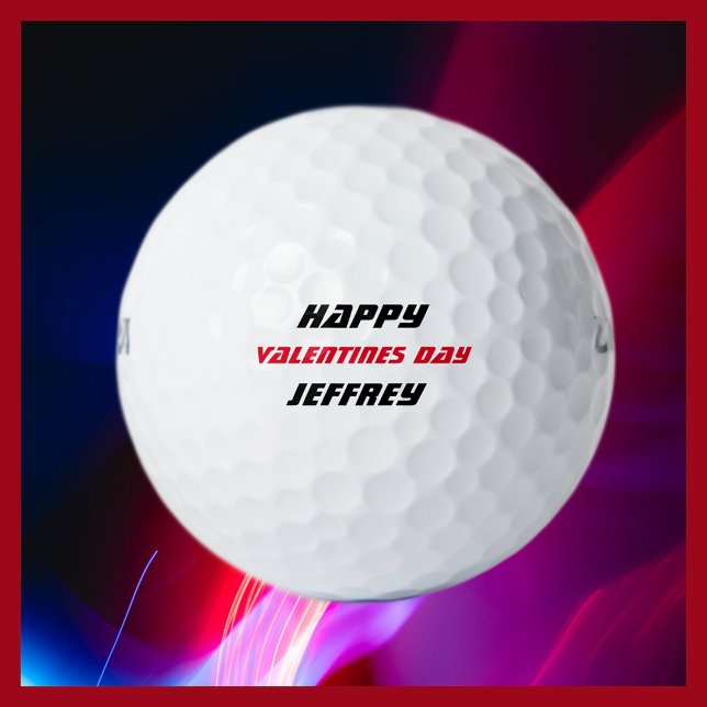 Personalisierter Golfball, Valentinstag Golfball (Von Creator hochgeladen)