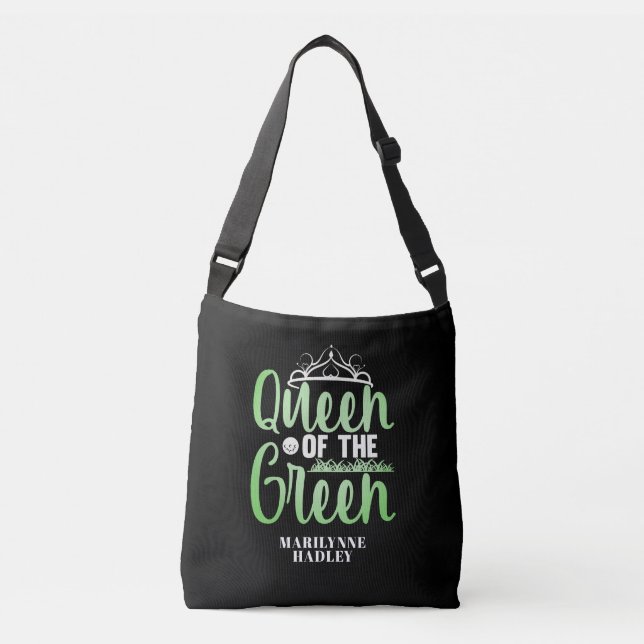 Personalisierter Golfer Name Tragetaschen Mit Langen Trägern (Vorderseite)