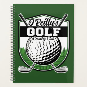 Personalisierter Golfer Player Pro Golf Country Cl Planer