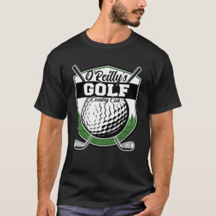 Personalisierter Golfer Spieler Pro Golf Country C T-Shirt