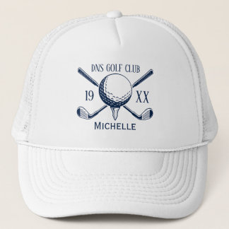Personalisierter Golfklub Name Classic Truckerkappe